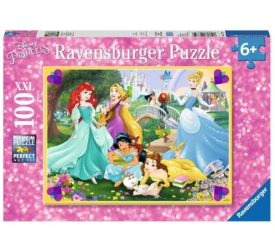RAVENSBURGER PUZZLE 100 Pz PER BAMBINE + 6 ANNI LE PRINCIPESSE DISNEY - Immagine 1 di 2