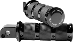 Performance Machine XLS Black Foot Pegs 2018-2022 Harley Softail FXFB FLSL FLHC - Picture 1 of 2
