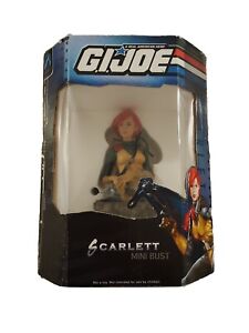 G.I. Joe Scarlett Mini Bust Palisades Toys 2003 #799 Of 2160 NIB MINT!