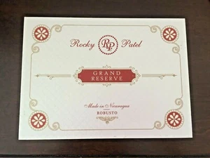 ZIGARRENKISTE Sammlerstück.  ROCKY PATEL GRAND RESERVE Made in Nicaragua Robu - Bild 1 von 4