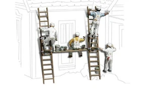 Woodland Scenics A2174 N Scale Painters - Picture 1 of 8