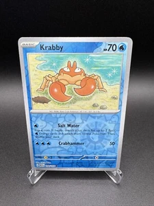 Krabby 098/165 Sv: Scarlet & Violet 151 Reverse Holo - Picture 1 of 4