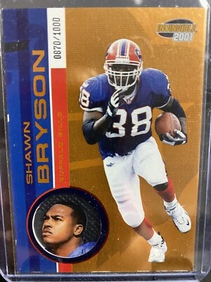 2001 Pacific Invincible - #23 Shawn Bryson (0870/1000) - Image 1 of 2