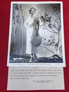 1935 HOLLYWOOD PRESSEFOTO VITAGRAPH ERSTES NATL BILD GLENDA FARRELL SCHRANK - Bild 1 von 6
