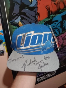 Vintage Reebok Pro Line Detroit Lions Snapback Hat Signed New With Tags - Bild 1 von 6
