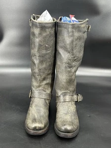 Botas de montar FRYE 77609 Veronica holgadas de cuero verde para mujer talla 6,5 B - Imagen 1 de 15