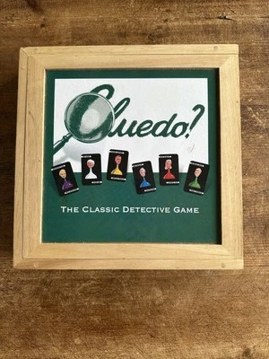 Cluedo Parker Brothers 2003 Board Game Nostalgia Edition In Wooden Box - Image 1 of 4