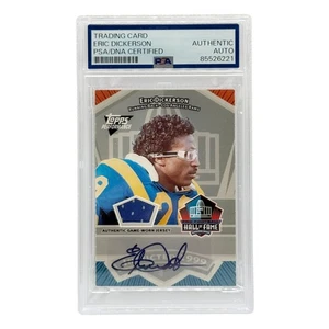 Eric Dickerson Autographed 2007 Topps Performance Hall of Fame PSA/DNA - Picture 1 of 2