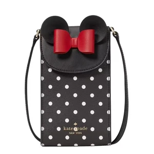 Kate Spade Minnie Mouse North South Flap Crossbody Bag Phone Bag - Picture 1 of 8