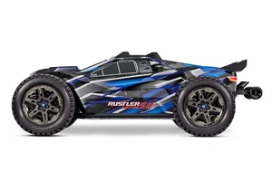 Traxxas RC Rustler 4x4 VXL Ultimate Brushless blau 1:10 RTR 67097-4 BLUE - Bild 1 von 12