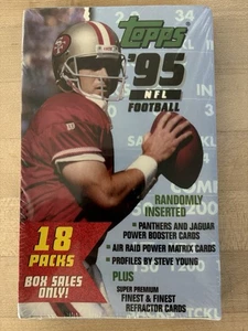 Topps 1995 NFL Football Cards Series 2 Factory Sealed Box - 18 Pack Box - Bild 1 von 1