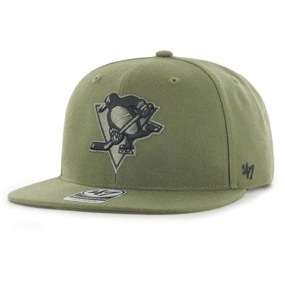 47 Brand Snapback Cap CAPTAIN Pittsburgh Penguins sandalwood