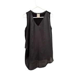 Dolan Left Coast Collection Lagenlook Tanktop Bluse schwarz ärmellos Gr. Small - Bild 1 von 7