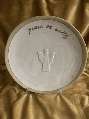 Plato para servir Mud Pie Peace On Earth Foto 1 de 4