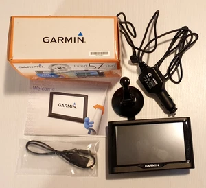 GARMIN Nuvi 57 LMT Touchscreen 5-Inch GPS System With Accessories TESTED Working - Picture 1 of 13