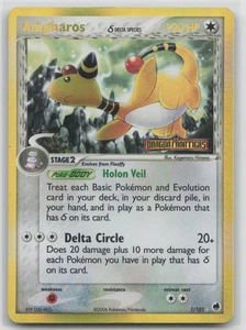 Pokemon Karte Ampharos (Delta Species) Reverse Holo Dragon Frontiers 1/101 - Bild 1 von 2