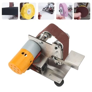Bench Sanding Machine Mini Belt Sander Rugged For Woodworking - Picture 1 of 24