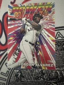 2025 Topps Series 1 Celebration - Power Players #PP-7 Yordan Alvarez - Astros - Picture 1 of 2