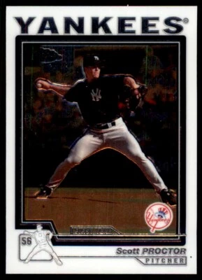 2004 Topps Chrome Traded Scott Proctor New York Yankees #T164 - Image 1 of 2