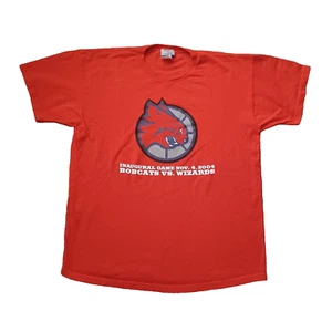 Vrg Charlotte Bobcats T Shirt Men Extra Large Orange Inaugural Game 2004 NBA - Picture 1 of 14
