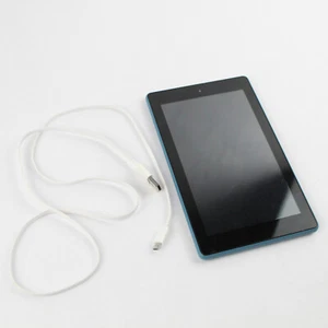 Teal Amazon Kindle Fire 7 Model MS26G - Picture 1 of 4