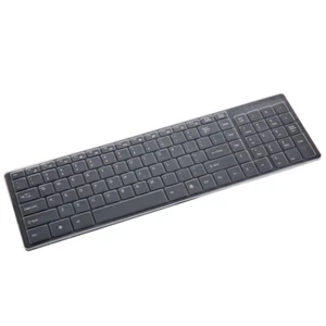 2.4g Clavier de clavier sans fil Clavier ultra-mince clavier avec souris (noir, - Photo 1/12