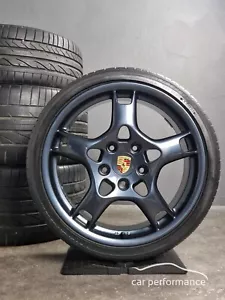Porsche 997 Felgen 19 Zoll 911 Carrera, C4 original Lobster Wheels blau - Bild 1 von 12