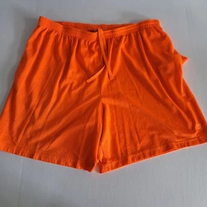 Starter Sz 2xl Hunter Orange Comfort Drawstring Elastic Waist Basketball Shorts - Picture 1 of 4