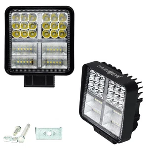 2X Luz de Trabajo LED IP67 38 LED Barra Spot Pods Lámpara Antiniebla Offroad Conducción ATV UTV - Imagen 1 de 10