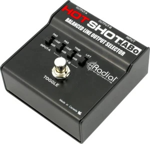 Selector de micrófono Radial HotShot ABo 1x2 - ¡Nuevo! - Envío gratuito a Estados Unidos* - ProSoundUniverse. - Imagen 1 de 4
