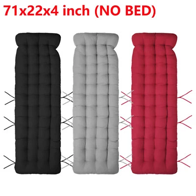 Berço de dormir dobrável cama de hóspedes com colchão almofada espreguiçadeira acampamento portátil - Imagem 1 de 4