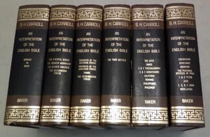An Interpretation of the English Bible (6-Volume Set) by B. H. Carroll - Picture 1 of 5