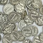 Lot de 5 Mercury Dimes 1940-1945 - 5 PIÈCES - DATES ET PIÈCES AU SORT