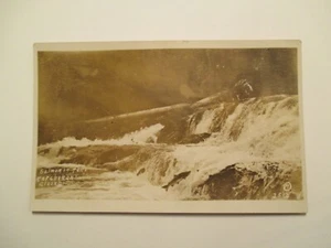 RPPC Ketchikan Alaska Postcard Salmon in falls real photo AK view 2 - Picture 1 of 2
