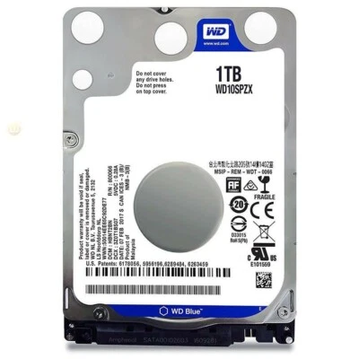 WD 1TB WD10SPZX 5400RPM 128MB Cache SATA 2.5" Laptop HDD Hard Disk Drive - Image 1 of 3