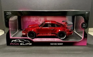 Jada Pink Slips escala 1/18 Porsche 911 930 RWB mundo áspero término rojo - Imagen 1 de 3