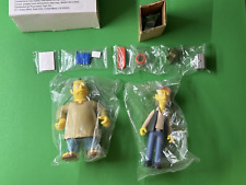 Playmates The Simpsons Cooder & Sinclair mail away figures NEW - Mailer BOX incl