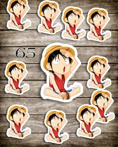 Calcomanía One Piece, Luffy, Anime, Linda y Divertida para Laptop, Teléfono, Estuche, Diarios - Imagen 1 de 3