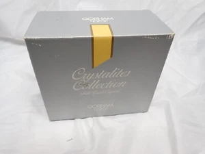 Gorham Crystalites Collection Full Lead Crystal Candlesticks Candle Holders Box - Picture 1 of 4