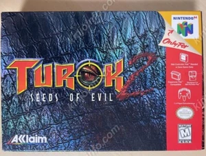 TUROK 2 SEEDS OF EVIL N64 GOOD CONDITION, VERY RARE - Picture 1 of 8