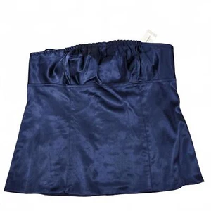Nuevo corsé Club Monaco Bustier Top para mujer grande azul satinado - Imagen 1 de 10