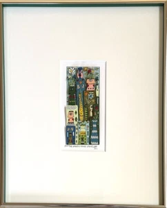 James Rizzi " THE GREEN HOUSE EFECT 89’ " 3D Siebdruck Autogramm - Bild 1 von 6