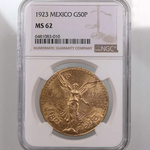1923 Mexico G50P NGC Certified MS 62 - Picture 1 of 3