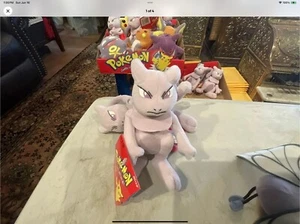 MEWTWO 7” PLUSH HASBRO 1999 NINTENDO NWT #150 - Picture 1 of 4