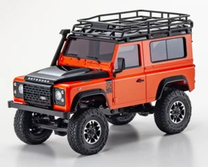Kyosho RC 1/28 Mini Z LAND ROVER D90 Adventure Body Shell -ORANGE- #MXBT10MO - Picture 1 of 3
