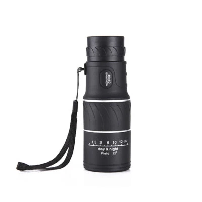 40x60 Day&Night Vision HD Optical Monocular Hunting Camping Hiking TelescopePR - Image 1 of 4