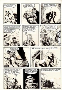HUGO PRATT - Tavola originale Junglemen p. 191 - Picture 1 of 1