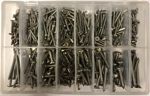 500No, 4g - 12g, Stainless Steel, CSK/PAN, Self Tapper Assortment. - Picture 1 of 3