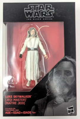 Maestro Jedi Luke Skywalker, Star Wars Black Series 3.75 Walmart Sin usar, en caja, TBS Foto 1 de 4