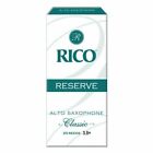 Rico Reserve Classic Alto Saxophone Reeds, Strength 3.0+  25-pack 25 Reeds 